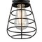 Westinghouse Fixture Ceiling SemiFlush-Mount 60W Bandera 5.25In, Matte Black Cage 6130700 - alternate 5